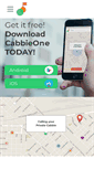 Mobile Screenshot of cabbieone.com